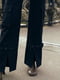 Чорні штани-карго з розрізами | 6706461 | фото 7