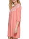 Платье А-силуэта розовое с декором | 6706782 | фото 2