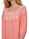 Платье А-силуэта розовое с декором | 6706782 | фото 3