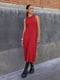 Платье А-силуэта красное | 6706937 | фото 5