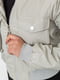 Сіра укорочена куртка з екошкіри
 | 6707593 | фото 5