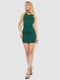 Изящное зеленое короткое платье | 6707605 | фото 2