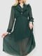 Сукня шифонова в горошок зелена | 6707609 | фото 2