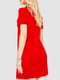 Короткое красное платье с воротником | 6707612 | фото 4