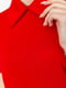 Короткое красное платье с воротником | 6707612 | фото 5