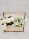 Дерев'яна корзинка з ручкою для декору, квітів, композицій 24 см | 6708384 | фото 2