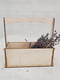Дерев'яна корзинка з ручкою для декору, квітів, композицій 24 см | 6708384 | фото 3