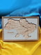 Настінне тришарове панно з дерева із зображенням мапи України | 6708512 | фото 4