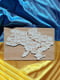 Дерев'яна мапа України з назвами міст | 6708514