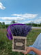 Композиція із свіжих квітів лаванди в дерев'яній корзиці "Лаванда з Любов'ю" | 6708538 | фото 2