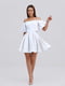 Платье А-силуэта белое | 6708634 | фото 2