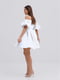Платье А-силуэта белое | 6708634 | фото 3