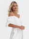 Платье А-силуэта белое | 6708634 | фото 4