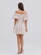 Сукня А-силуету кремового кольору | 6708639 | фото 6