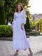 Довга біла сукня з мереживом | 6506307 | фото 5