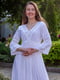 Довга біла сукня з мереживом | 6506307 | фото 6