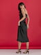 Шовкова сукня у білизняному стилі чорного кольору | 6506317 | фото 3