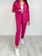 Стильний рожевий костюм з звуженими штанами на резинці та прямою сорочкою | 6710458 | фото 2