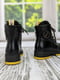 Ботинки черные на яркой подошве | 6708862 | фото 6