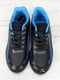 Текстильные кроссовки черные с яркими полосками | 6708873 | фото 8
