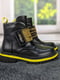 Ботинки желто-черные на яркой подошве | 6708889 | фото 5