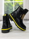 Ботинки желто-черные на яркой подошве | 6708889 | фото 8
