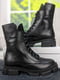 Ботинки черные кожаные | 6709264 | фото 3