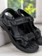 Черные сандалии на липучке | 6709475 | фото 4