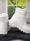 Дутики белые на шнурках | 6710156 | фото 4