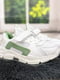 Текстильні кросівки на легкій пінковій підошві білі | 6710220 | фото 5