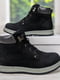 Ботинки черные на молнии и шнурках | 6710265 | фото 2