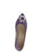 Лавандові замшеві туфлі-човники з декором | 6710673 | фото 5