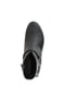 Шкіряні чорні черевики, оздоблені металевою пряжкою | 6710735 | фото 5