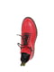 Шкіряні червоні півчеревики з вирізами по бокам | 6710758 | фото 5
