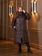 Зимове стьобане пальто коричневого кольору | 6712285 | фото 4