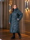 Смарагдова зимова куртка-пальто | 6712286 | фото 5