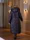 Чорна зимова куртка-пальто | 6712287 | фото 2