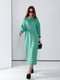 Зелена ангорова сукня-максі | 6712293 | фото 2