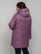Куртка прямого силуету фіолетова | 6712423 | фото 4
