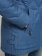 Куртка синяя прямого силуэта | 6712428 | фото 7