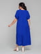 Платье синее из американского крепа | 6712434 | фото 5