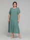 Сукня оливкового кольору з американського крепу | 6712437 | фото 2