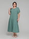 Сукня оливкового кольору з американського крепу | 6712437 | фото 3