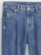 Синие джинсы со средней посадкой | 6712453 | фото 6