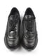 Шкіряні чорні кросівки | 6712606 | фото 2