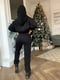 Теплий костюм тринитка на флісі чорний | 6713064 | фото 5