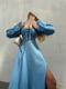 Плаття з мусліну блакитне | 6713101 | фото 8