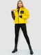 Куртка коротка із синтепоном вільного крою жовта | 6713256 | фото 2