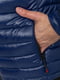 Куртка короткая с синтепоном прямого кроя синяя | 6713261 | фото 5
