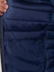 Куртка короткая с синтепоном прямого кроя синяя | 6713261 | фото 6